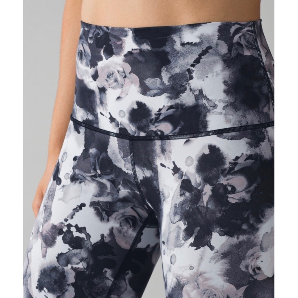 Lululemon High TimesObscurred Black Dusty Mauve